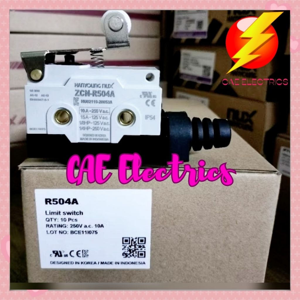 Jual HANYOUNG NUX LIMIT SWITCH ZCN-R504A ZCN R504A ZCNR504A 10A 250VAC ...