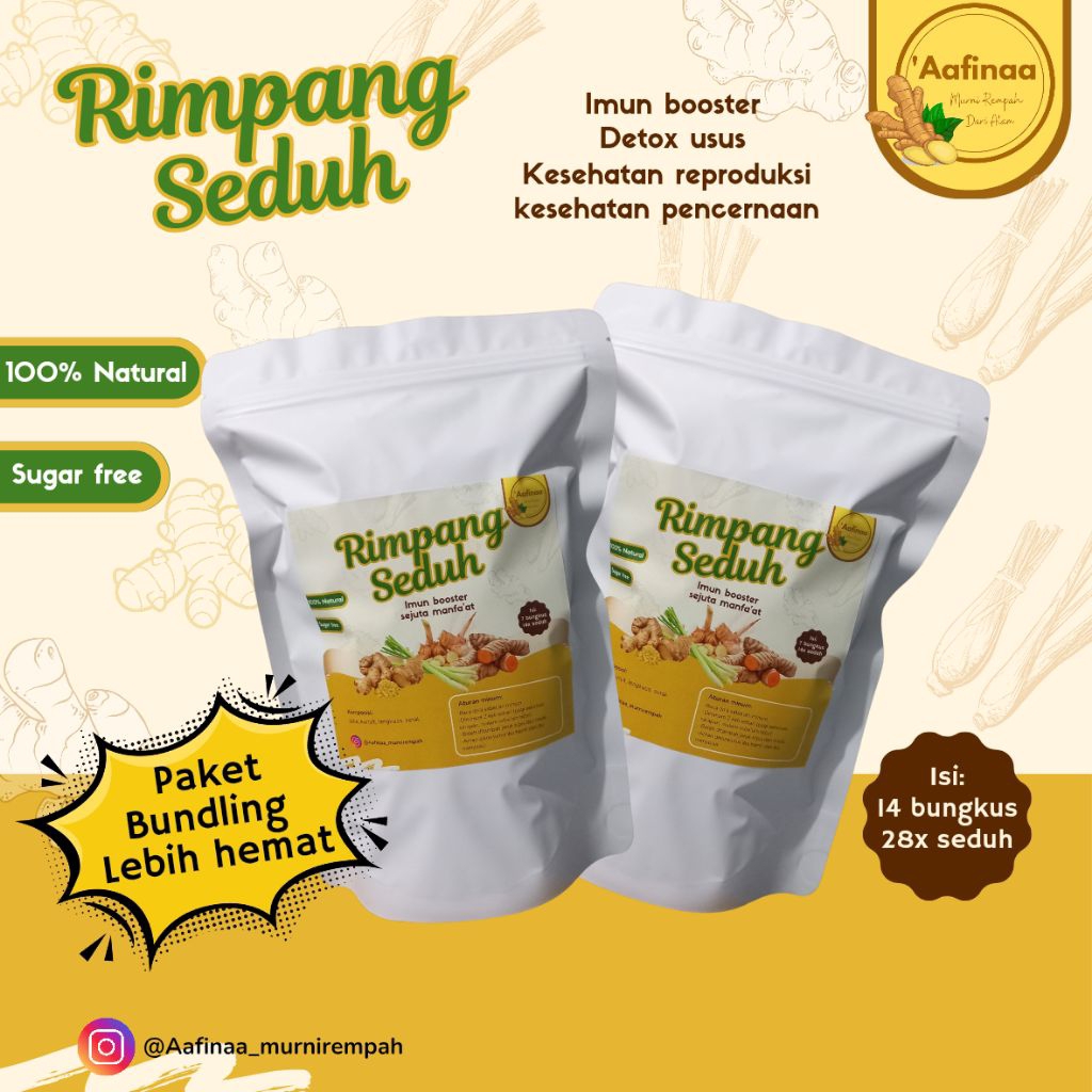 Jual Rimpang ultimate detox usus by aafinaa murni rempah, resep jsr ...
