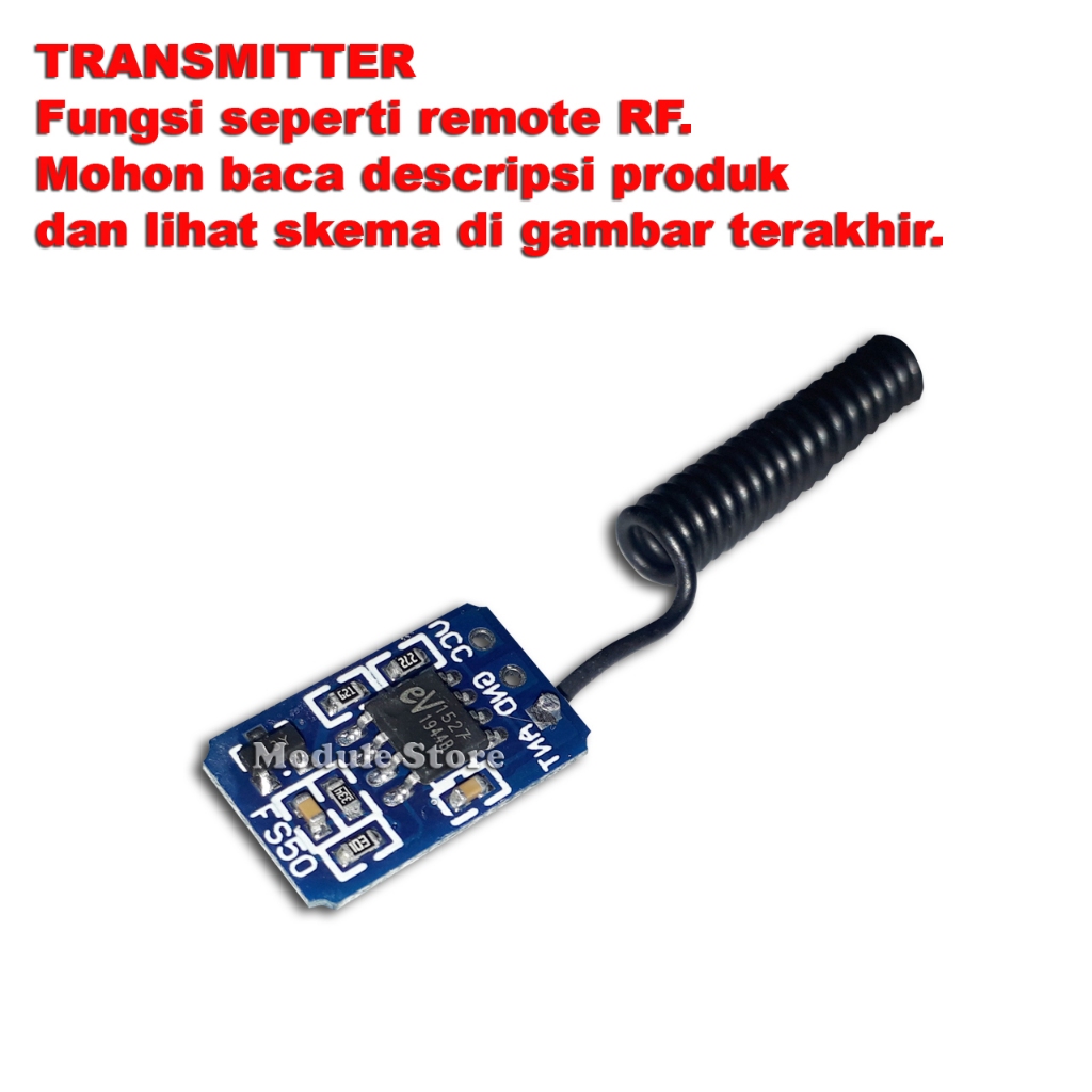 Jual Micro RF Transmitter 433MHz FS50 | Shopee Indonesia