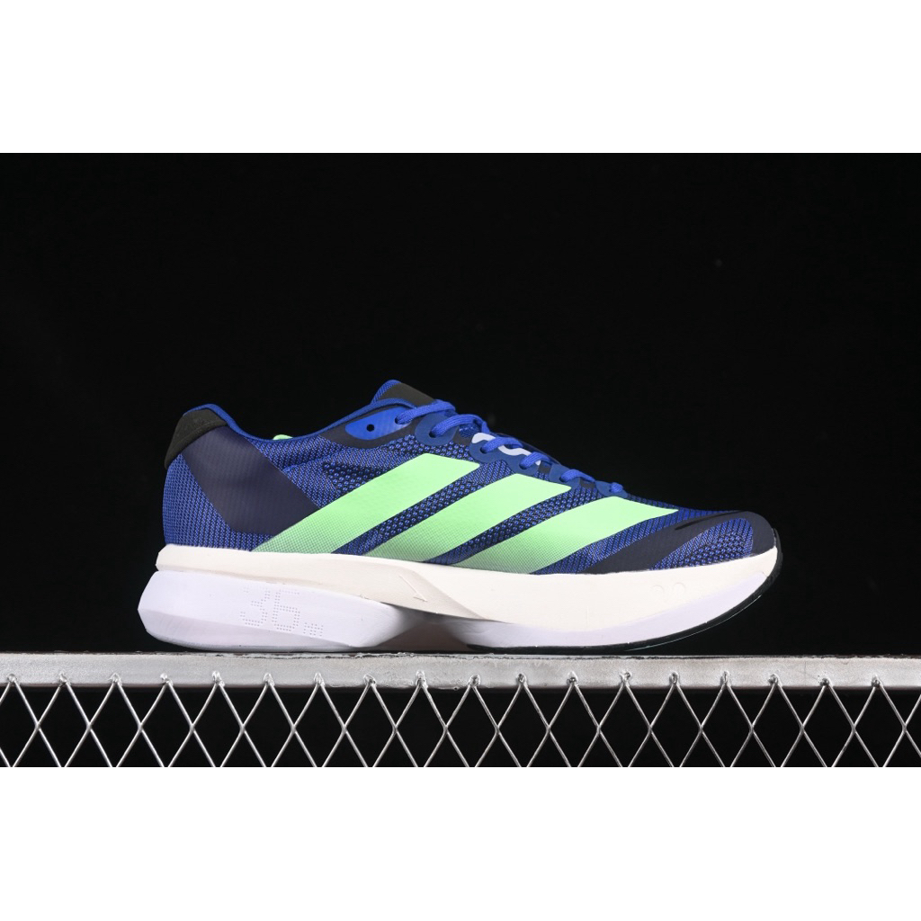 Jual [PO] Sneakers ADS Adizero Boston 13 Lucid Blue Lime Burst (JS4944 ...