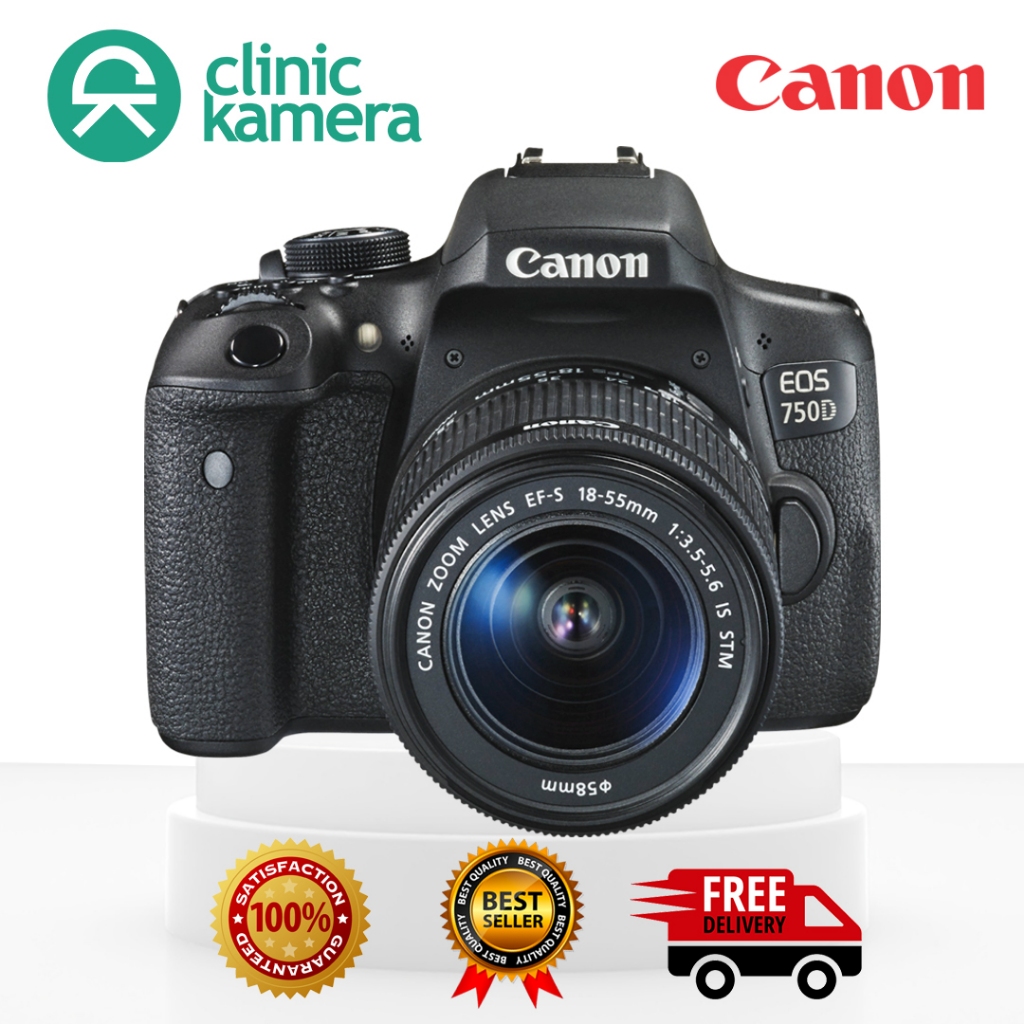 Jual Canon 750D Kit EF-S 18-55mm / Kamera Canon 750D Kit 18-55mm ...
