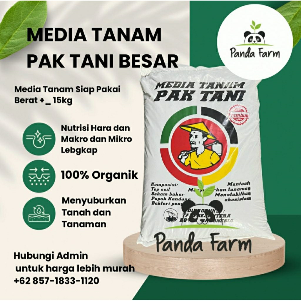 MEDIA TANAM PAK TANI Besar -siap pakai (gojek only)