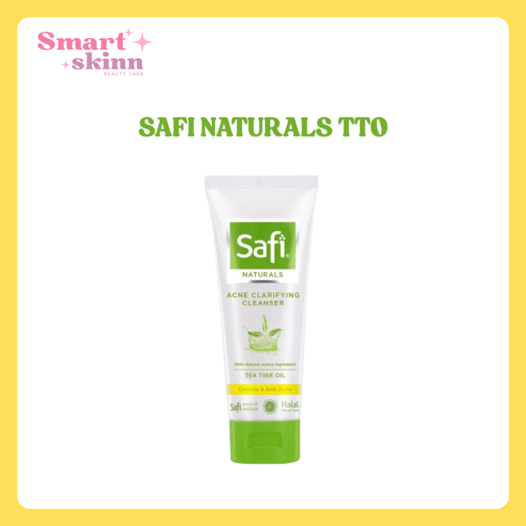 Jual Safi Naturals Clarifying Cleanser Tea Tree Oil 100gr - Foam ...