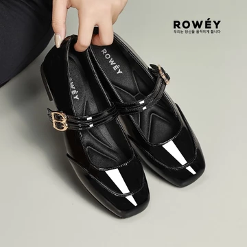Rowey Sepatu Flat Shoes Korea Sepatu Wanita Flat Simple Dan Elegan Delima