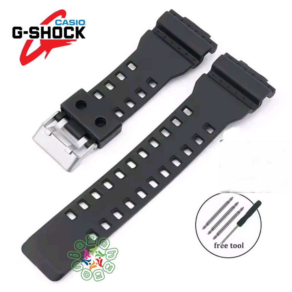 Tali Jam Casio G-Shock GA-100 GA-110 GA-140 GA-200 Strap Jam G-Shock Premium