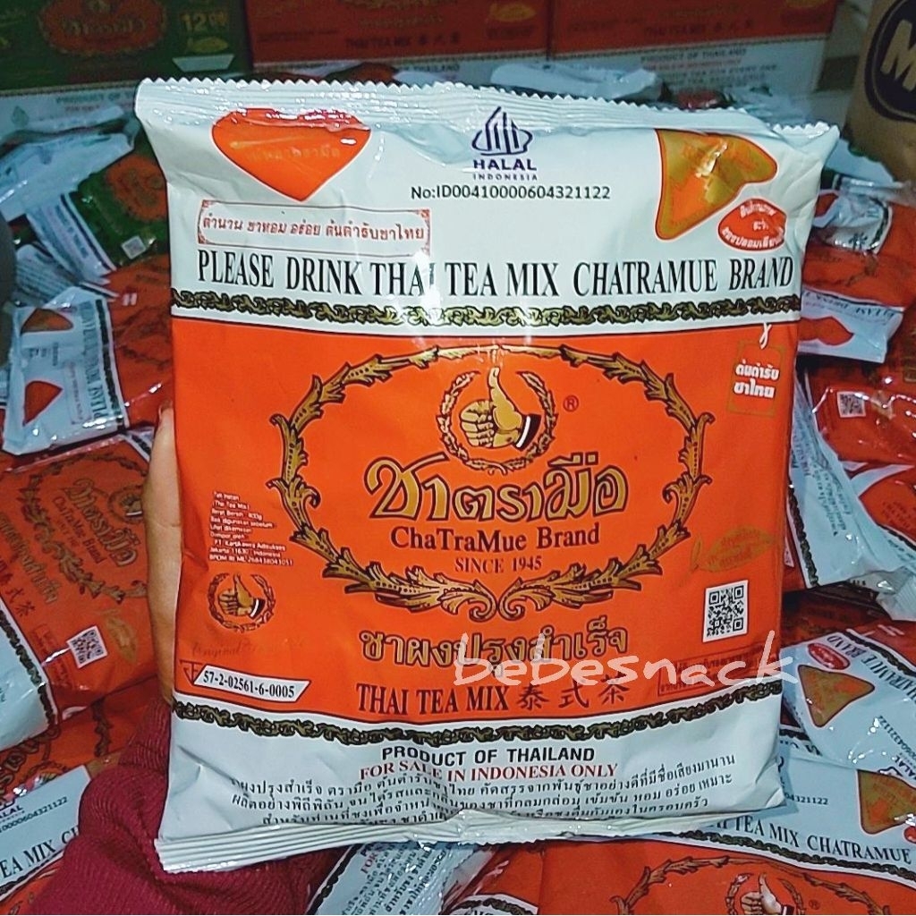 Jual Thai Tea Chatramue / thaitea mix chatramue 400gr | Shopee Indonesia