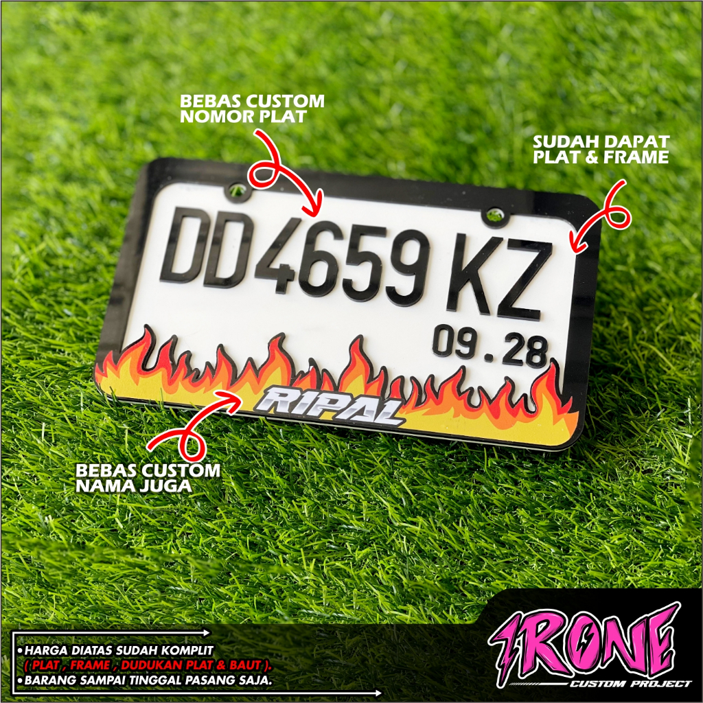 Jual Plat Nomor Motor Custom Terlengkap & Harga Terbaru Juli 2026 ...