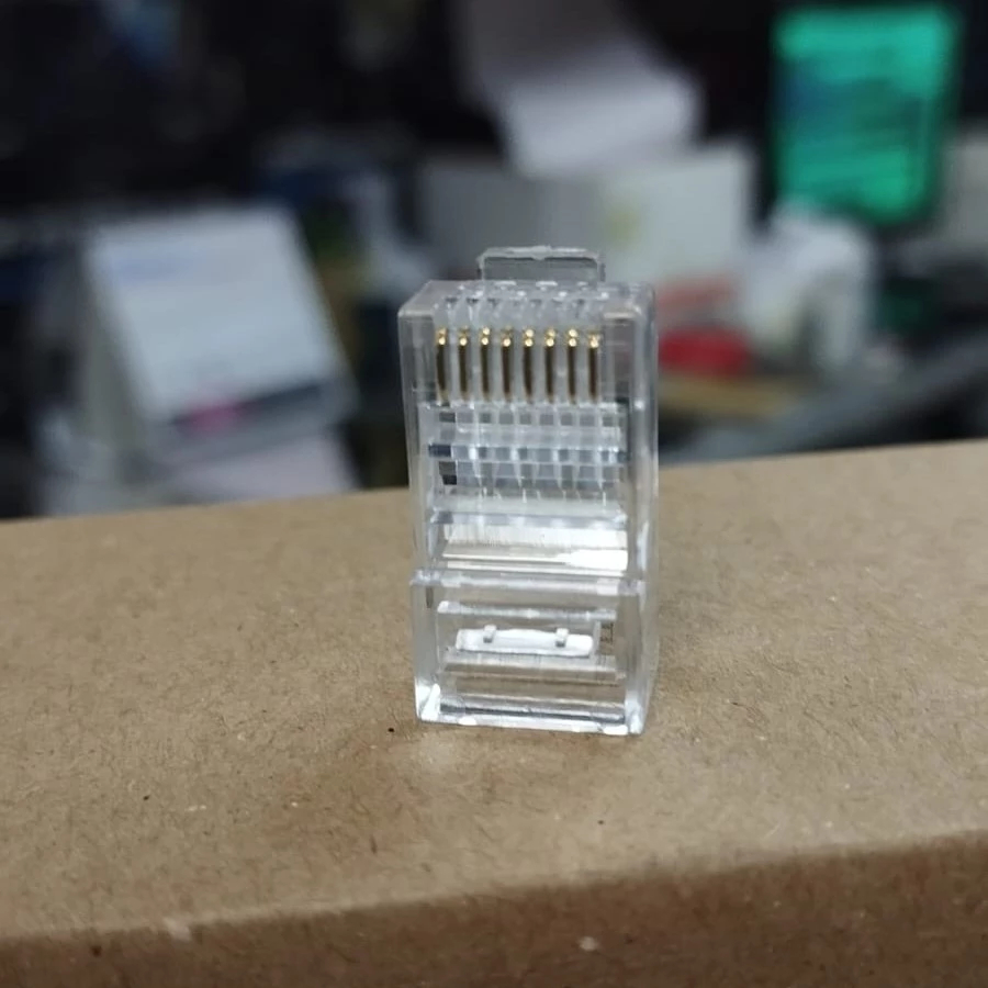 Jual CONNECTOR RJ45 KONEKTOR UTP CAT 6 / CONECTOR RJ 45 CAT6 isi 50 pcs ...