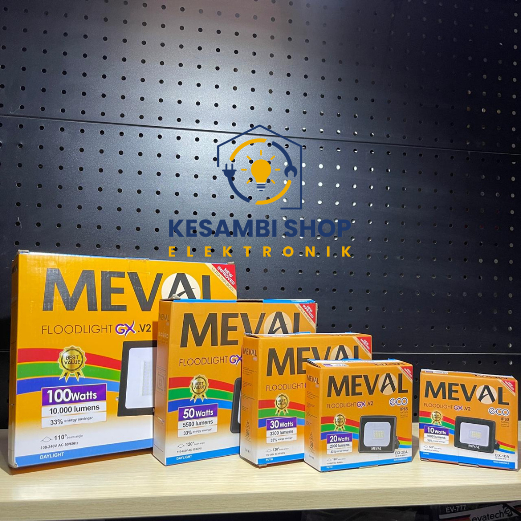 Jual MEVAL LAMPU SOROT OUTDOOR LED FLOOD LIGHT MEVAL ULTRA THIN GX ...
