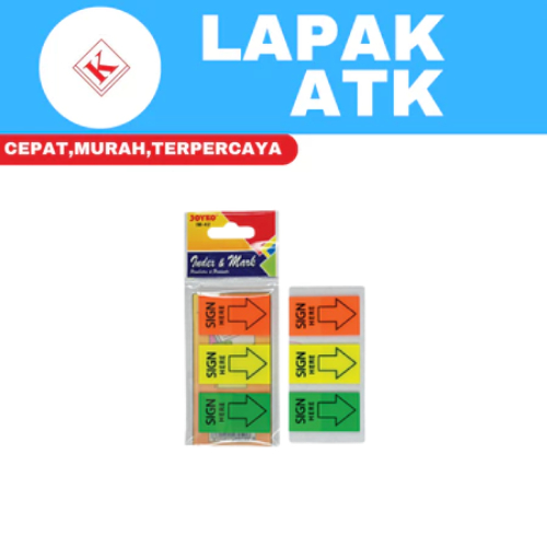 Jual Sticky Note / Index / SIGN HERE Joyko IM-42 (1 SET 60 LEMBAR) X ...