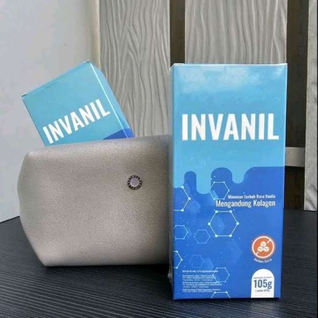 Jual 1 Box |INVANIL 100% Asli Original Minuman Collagen Atasi Semua ...