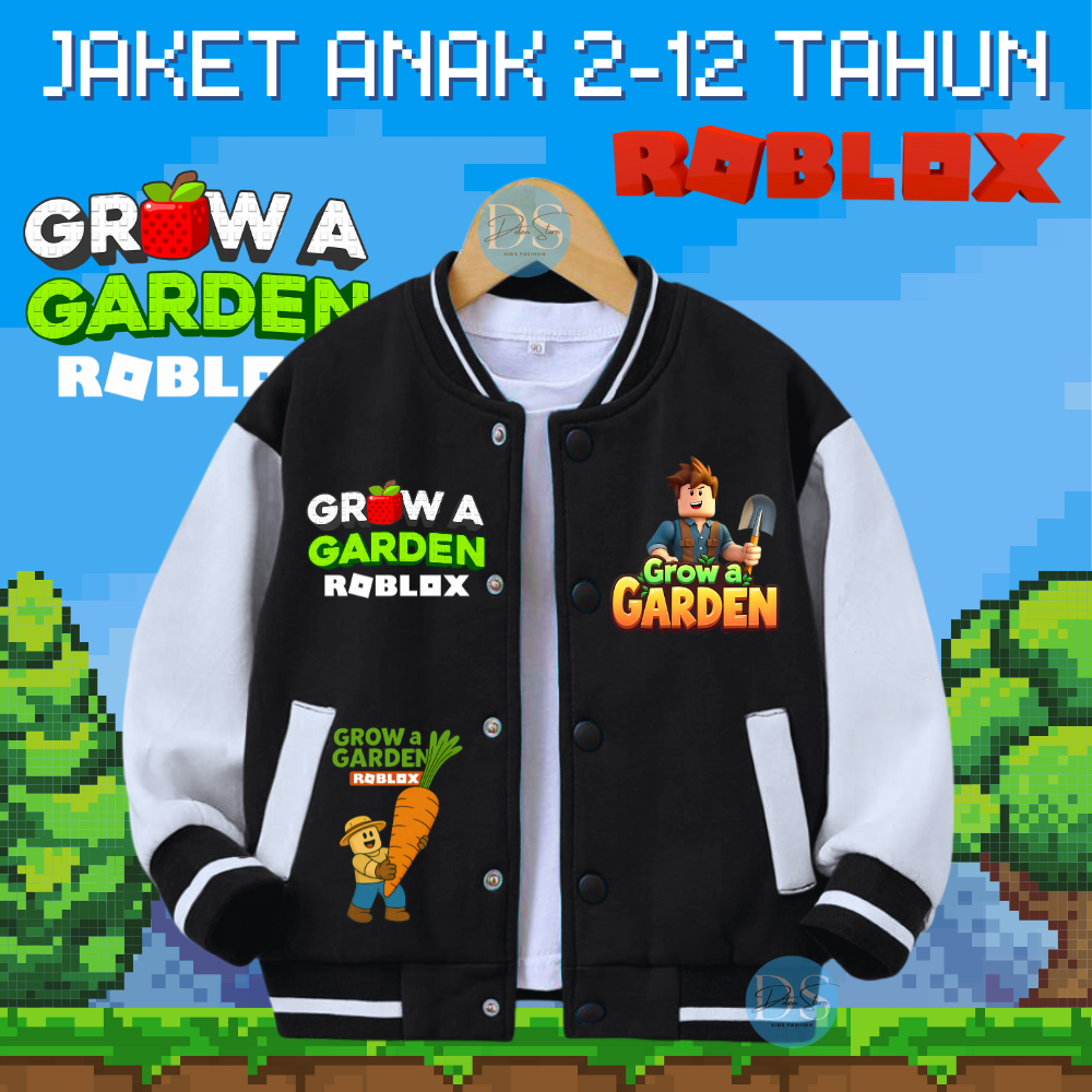 Jual JAKET ANAK ROBLOX GROW A GARDEN LAKI LAKI DAN PEREMPUAN USIA 2 ...