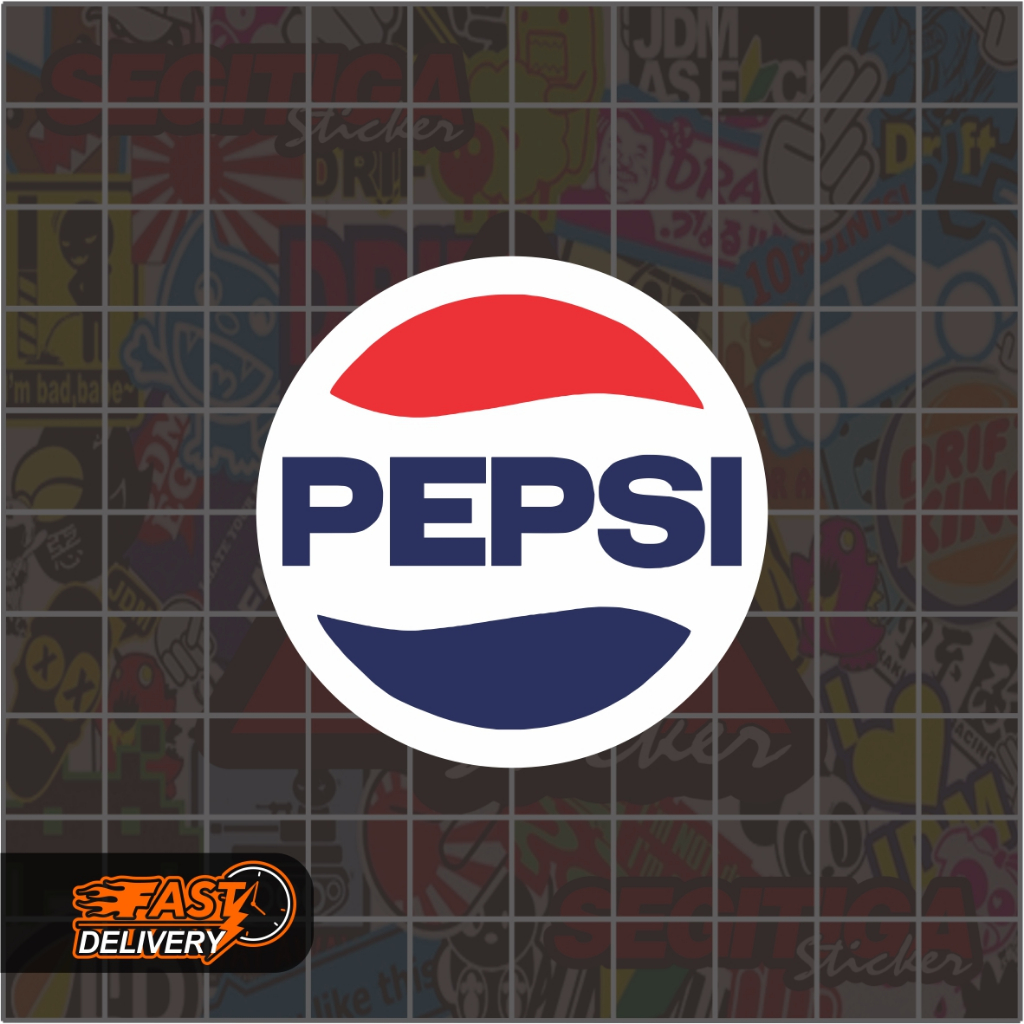 Jual Sticker Pepsi Ukuran 5 x 5 Cm | Shopee Indonesia