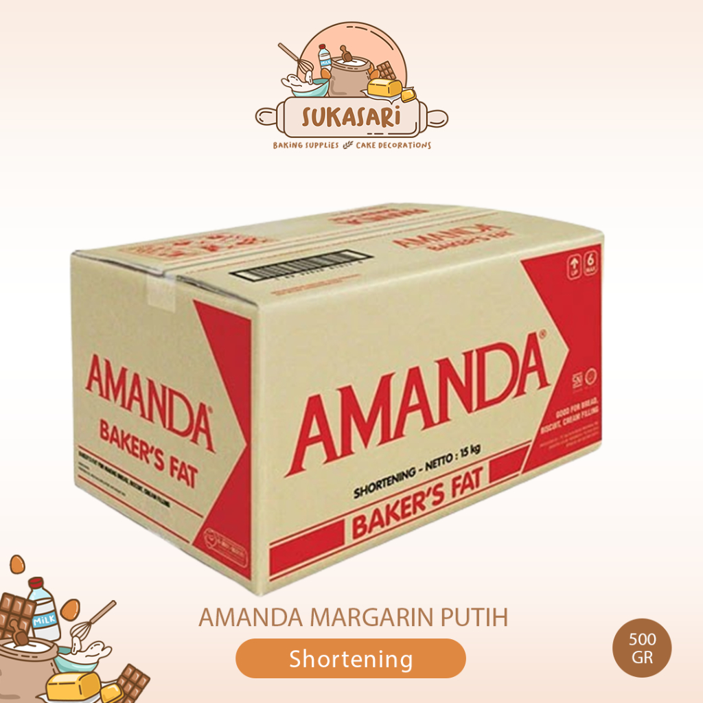 Jual Amanda mentega putih 500gr / margarine margarin white shortening ...