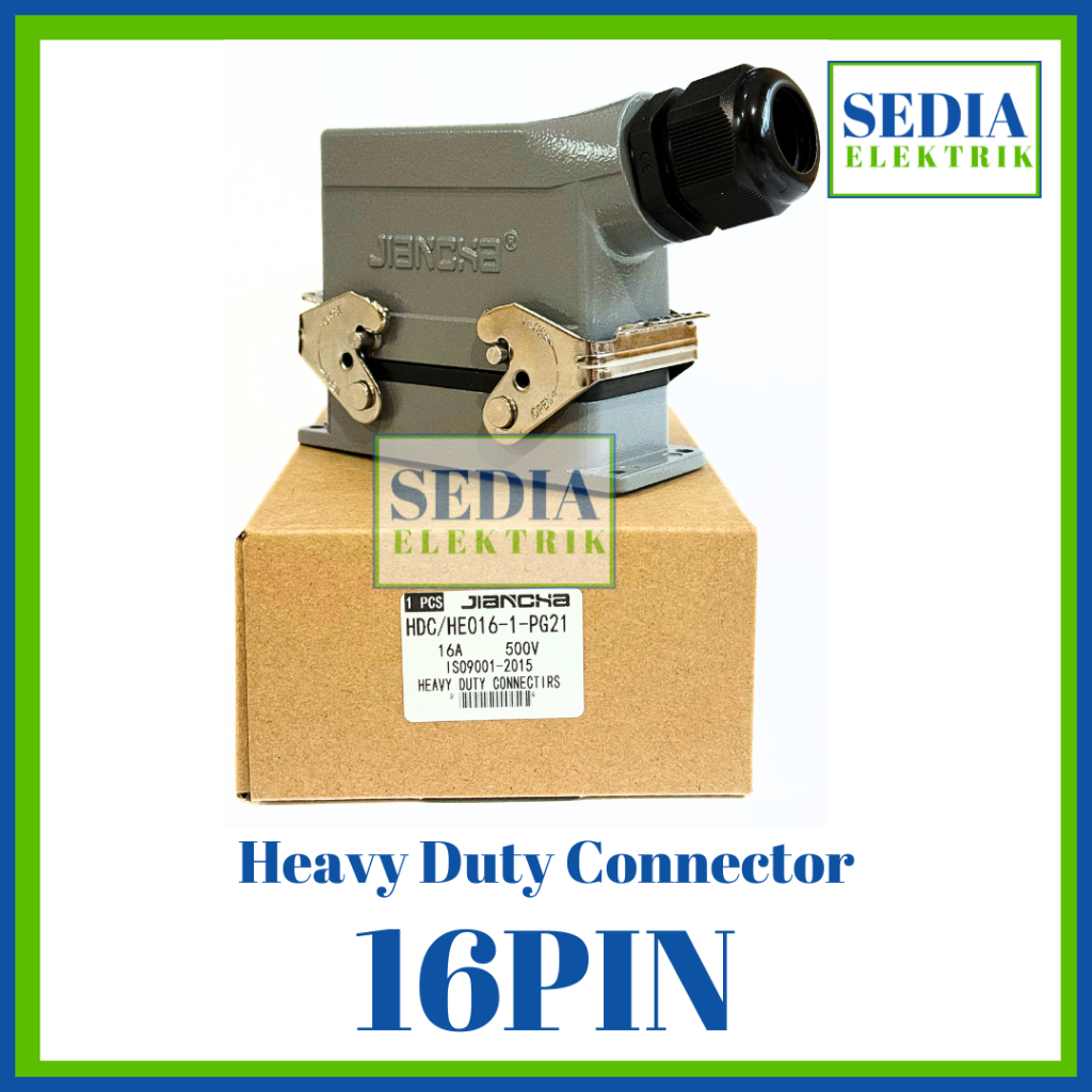 Jual SOCKET-16PIN Heavy Duty Connector Socket Harting 16Pin 16 Pin HDC ...