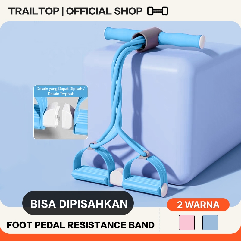 TrailTop Tummy Trimmer Upgraded Pedal Kaki Bisa Dipisah Kekuatan 65 Pon Alat Olahraga Di rumah