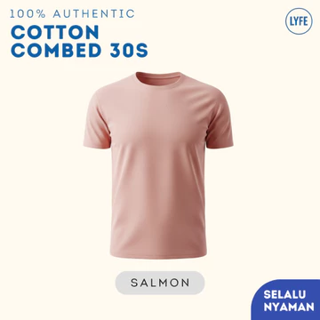 Premium Kaos Polos Cotton Combed 30s Lengan Pendek