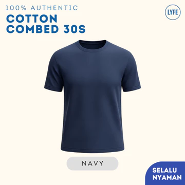 Premium Kaos Polos Cotton Combed 30s Lengan Pendek