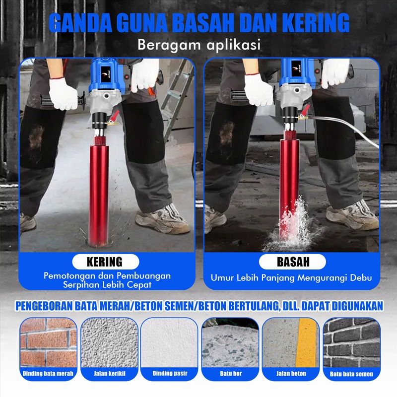 Jual Convenyy Mesin Bor Coring Beton 160mm Rig bor air listrik Diamond ...