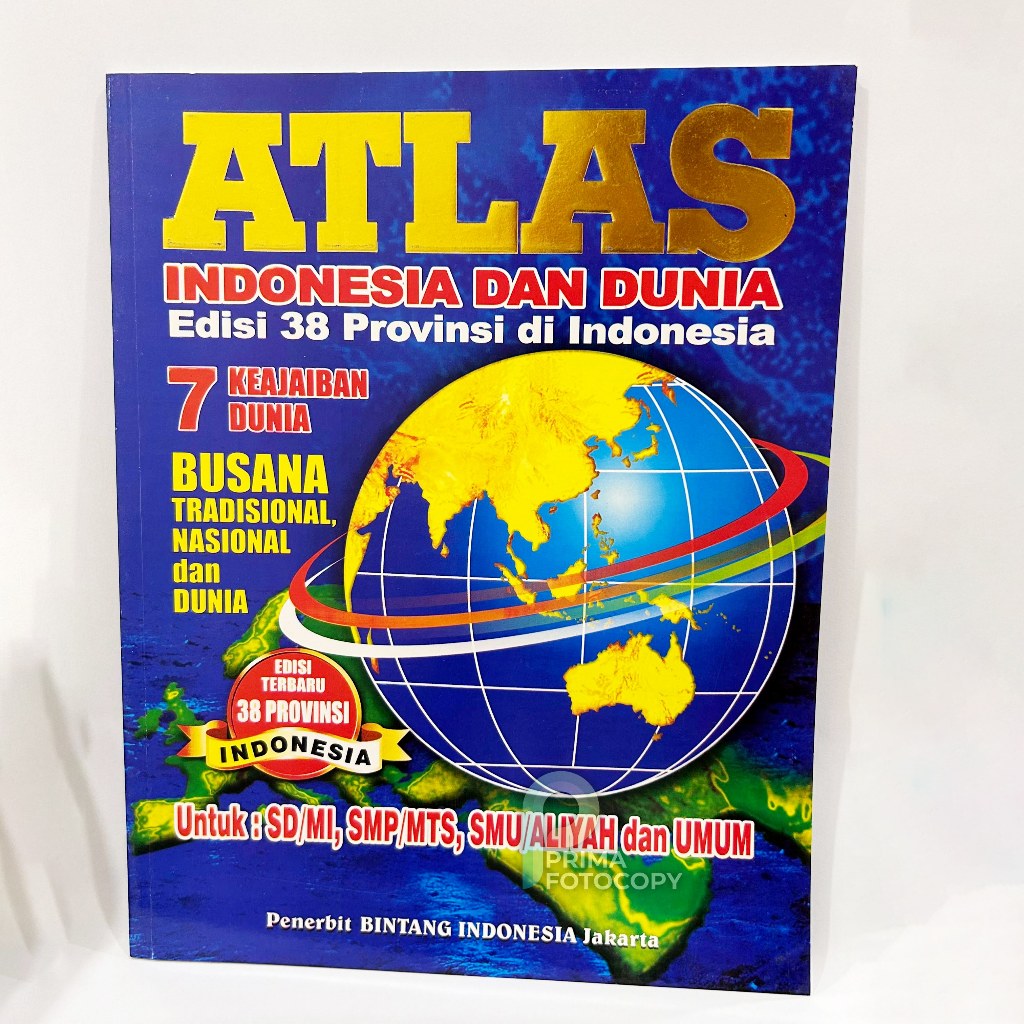 Jual Buku ATLAS edisi 38 Provinsi Indonesia dan Dunia di Indonesia ...