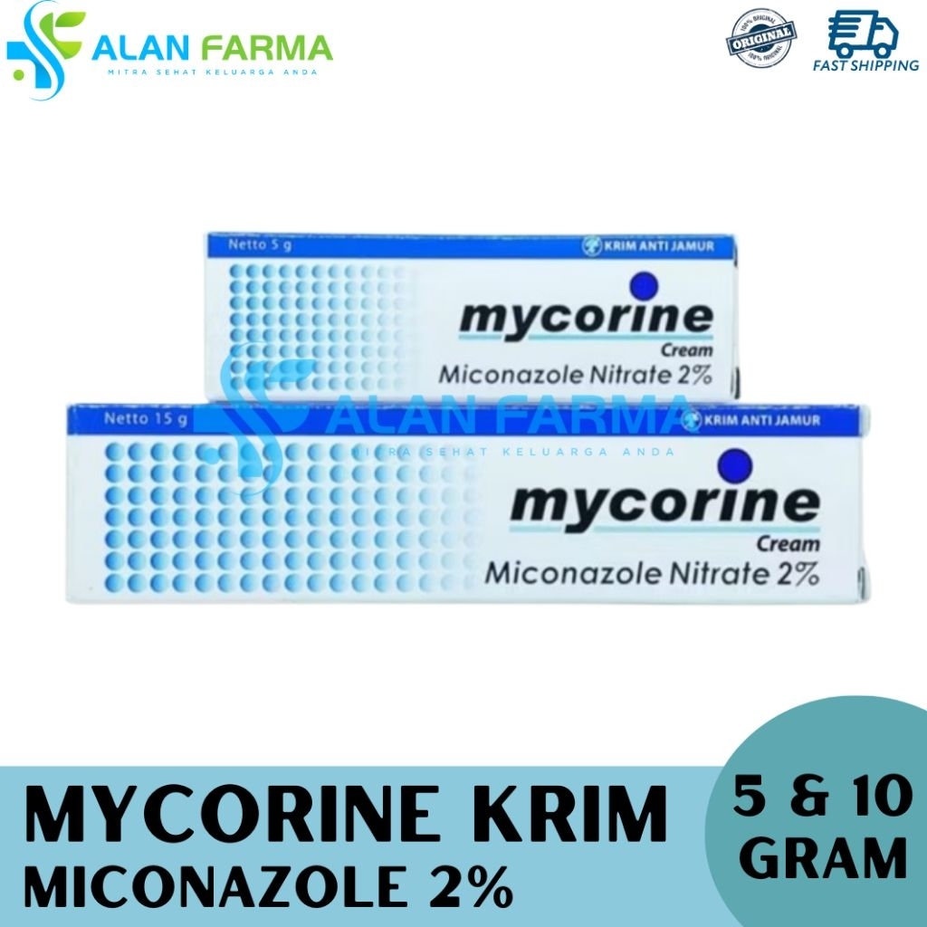 Jual Mycorine Cream 5 dan 15 gram | Miconazole Krim | Shopee Indonesia