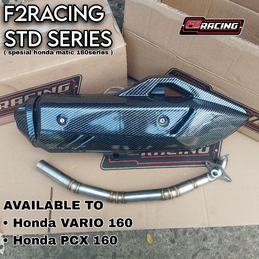 Jual knalpot F2RACING tipe STD RACING MODEL ORI PCX 160 DAN VARIO 160 ...