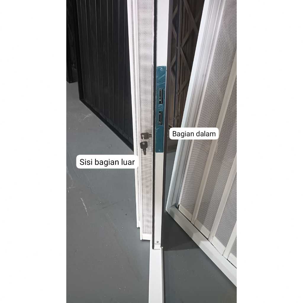 Jual Sharp Point Aluflex Mesh Door – Pintu Jaring Aluminium Anti ...