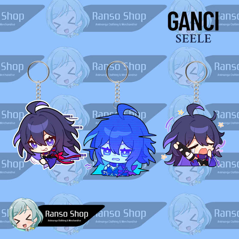 Jual Keychain Honkai Star Rail Seele UV Printing Laser Cut Pinggiran ...