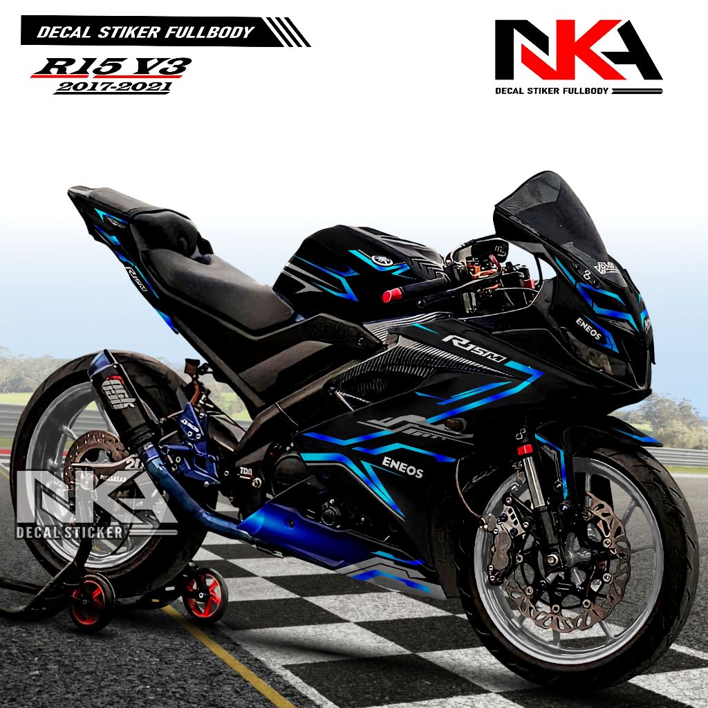 Jual NKA Decal Stiker Fullbody R15 V3 2017-2021 Stiker Fullbody Yamaha ...