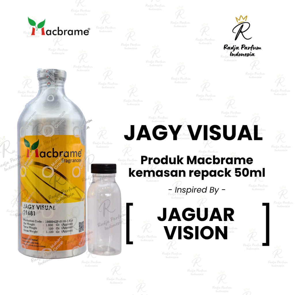 Jual Bibit Parfum Jagy Visual Macbrame Repack Murni 50 ML Searah Jaguar ...