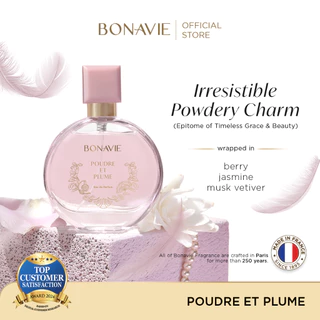 Bonavie Eau de Parfum - Poudre et Plume 30ml Parfum Wangi Tahan Lama dan Wangi EDP