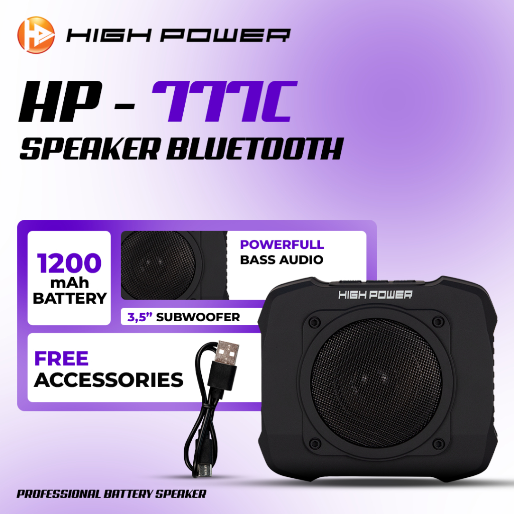 Product image High Power 777C Mini Speaker Wireless Bluetooth