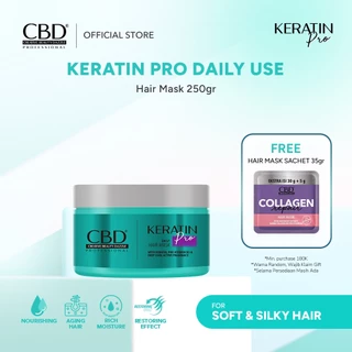 CBD Professional Keratin Pro Daily Use Hair Mask (Masker Rambut) 250gr