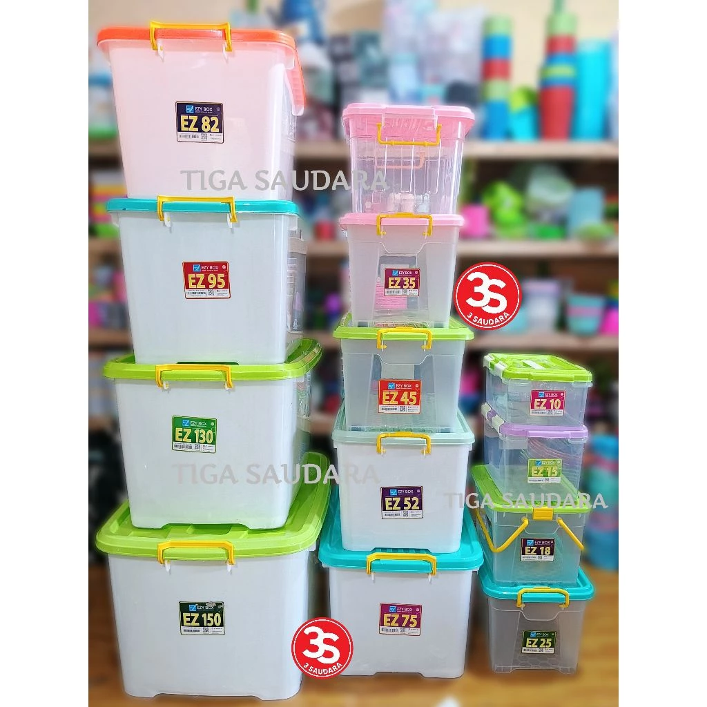 BOX EZZY / BOX CONTAINER + RODA UKURAN 35-150 / BOX BESAR SERBAGUNA
