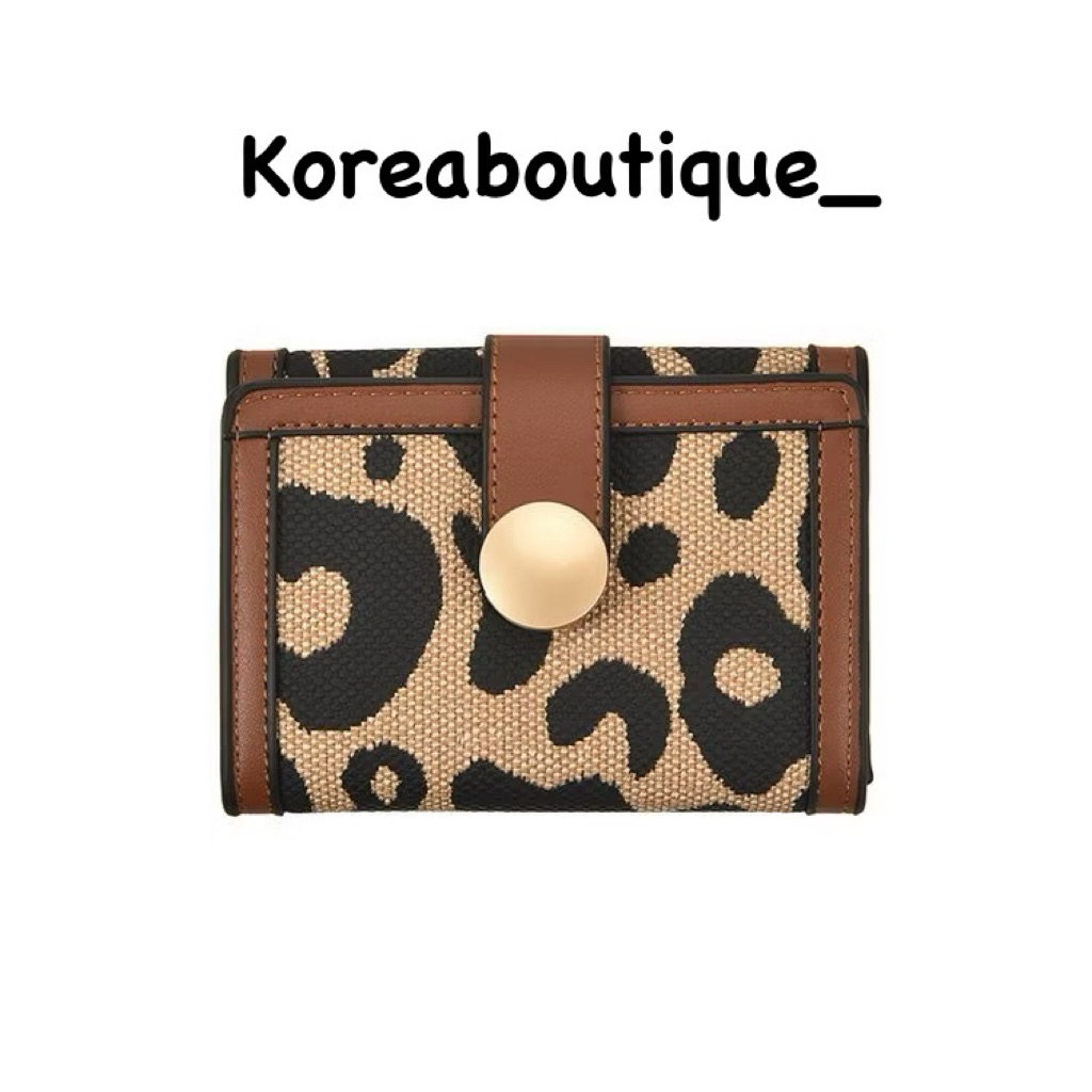 Jual Dompet Wanita Leopard Dompet Kartu Dompet Kekinian Dompet Lipat ...