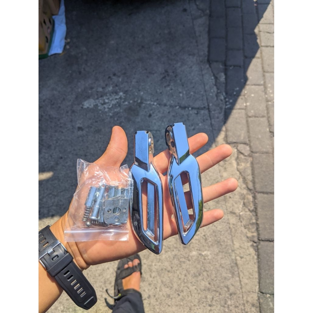 Jual PROMO COD FOOTSTEP SCOOPY NEW CHROME UNIVERSAL MATIC BEAT VARIO ...