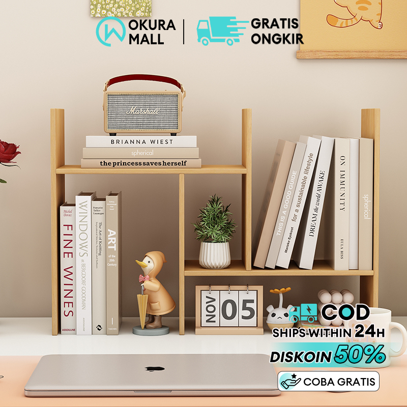 Jual Rak Buku Kayu Kecil Terlengkap & Harga Terbaru Juni 2026 | Shopee ...
