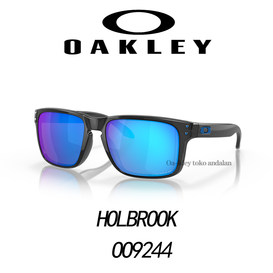【100% ORI】Kacamata Hitam Oakley Original Sunglasses HOLBROOK OO9102  Polished Black Wanita Pria 9244