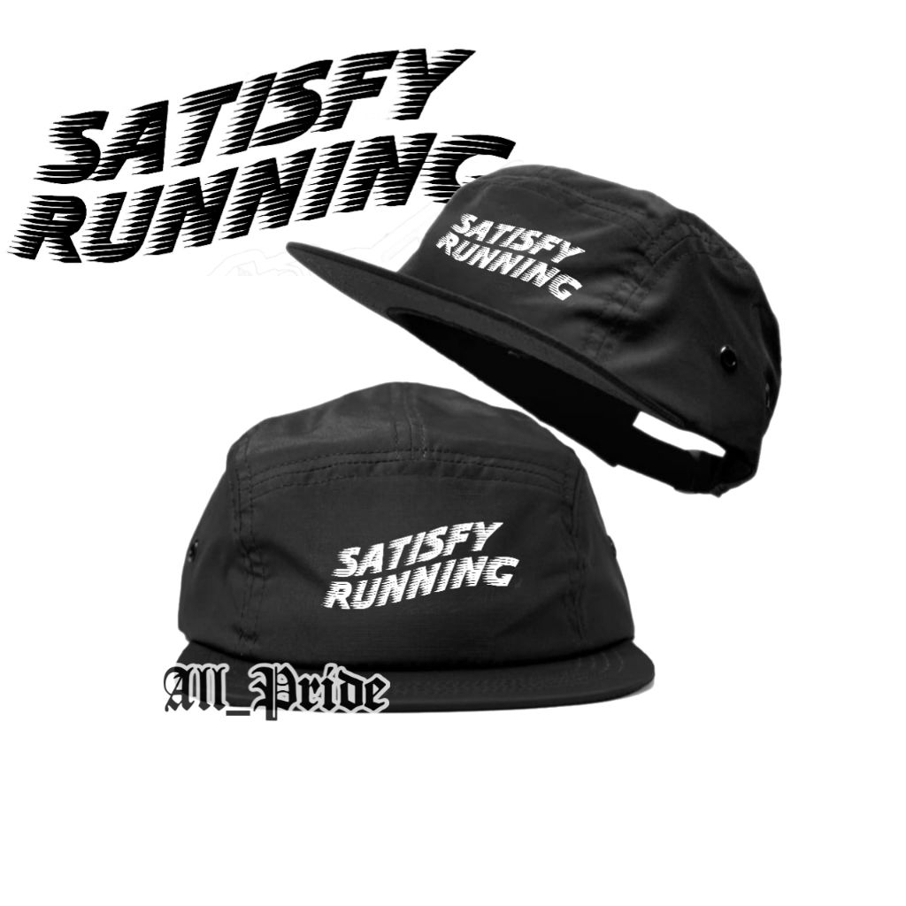 Jual Topi 5 Panel Satisfy Running / Five Panel Caps Running Sport ...