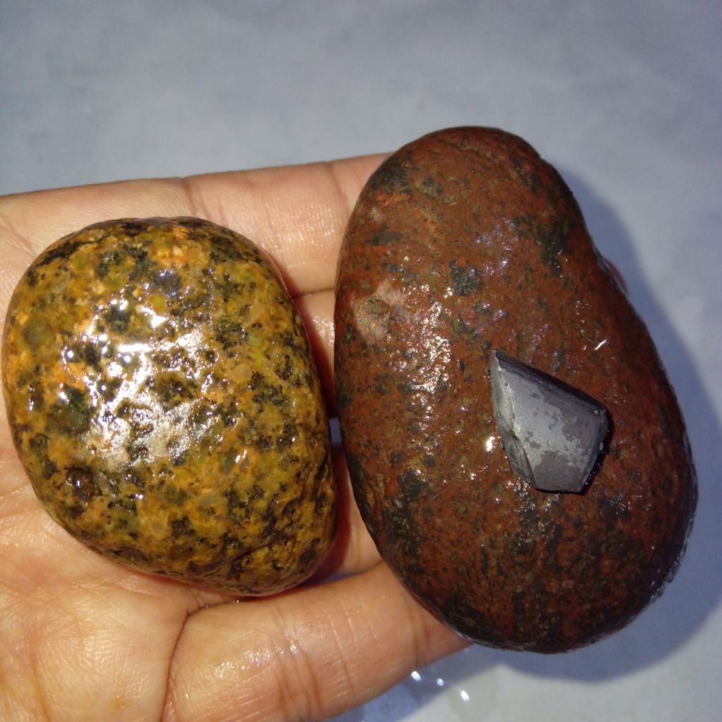 Jual Natural Batu Akik Badar Besi Merah & Batu Badar Emas | Shopee ...