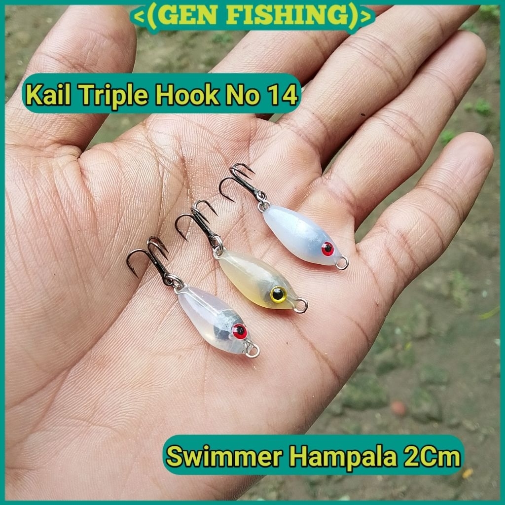 Jual Lure Upil Umpan Casting Hampala Micro 2cm / SwimBait GlueStick ...