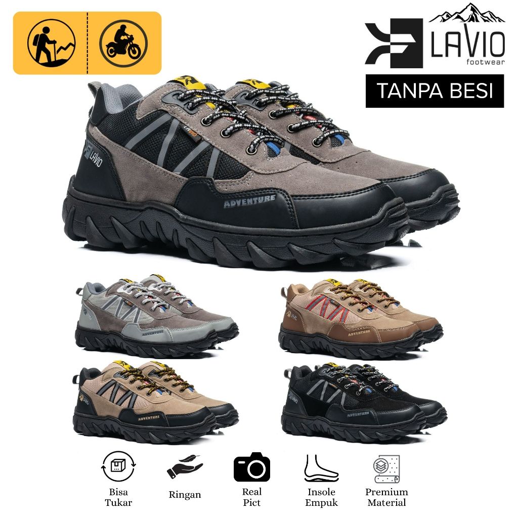 Jual Sepatu Pria Adventure Outdoor Hiking Trekking Sneakers Travel ...