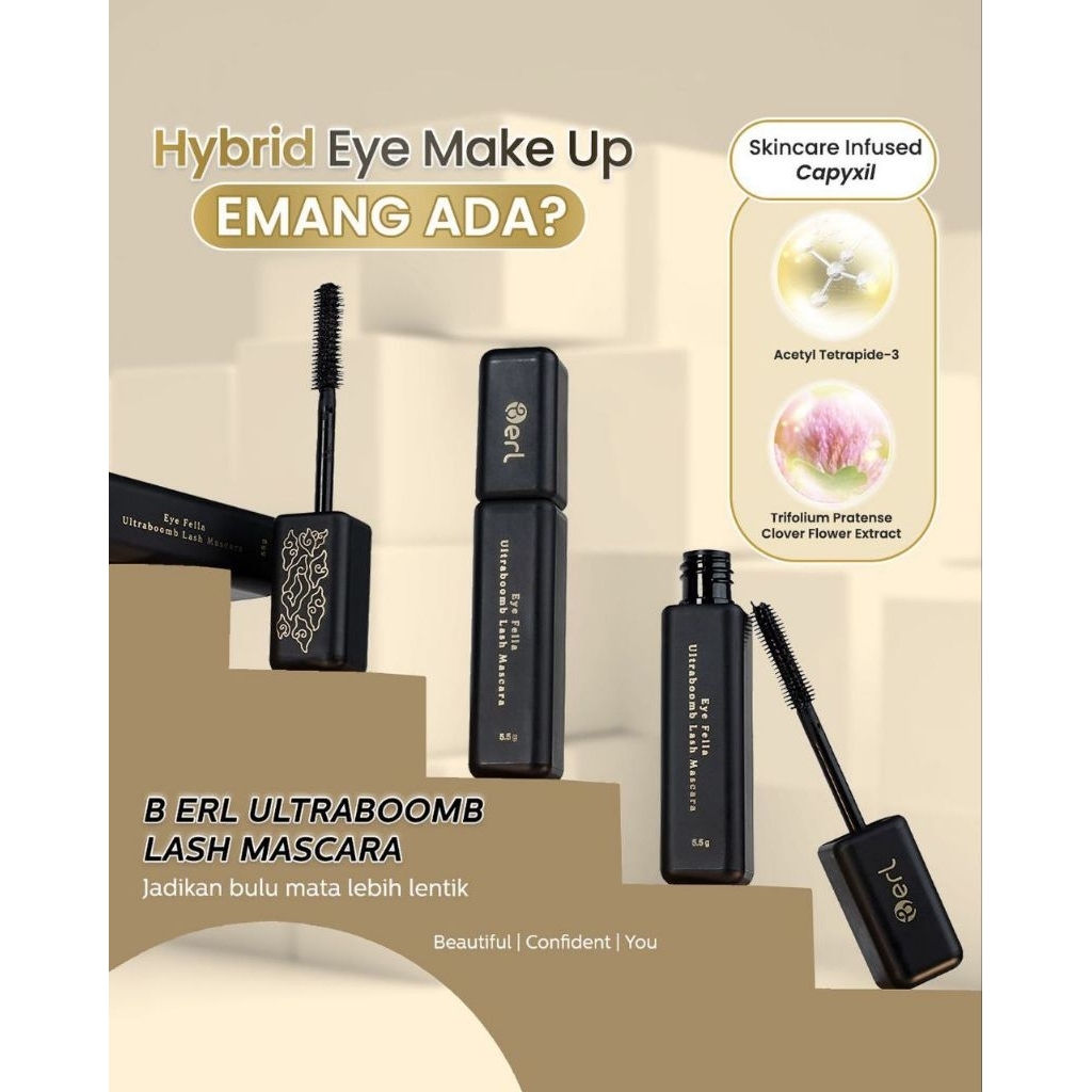 Jual B ERL BMG MASCARA DAN EYE BROW NATURAL GREY (PAKET BUNDLING ...