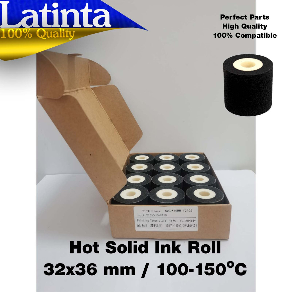 Jual Hot Ink Roll 36 x 32 Tinta Mesin Coding Ink roller 36x32 Medium ...