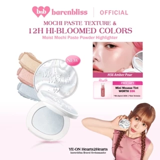 [NEW LAUNCH] BNB Barenbliss Moist Mochi Paste Powder Highlighter mudah diblend tahan air dan tahan hingga 12 jam kilau bercahaya Shimmer Glittery High Pigmented Contour Face Palette
