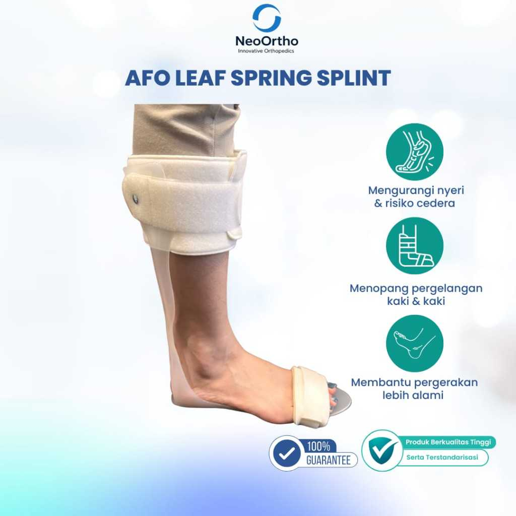 Jual NeoOrtho AFO Leaf Spring Anke Foot Orthosis Penyangga Pergelangan ...