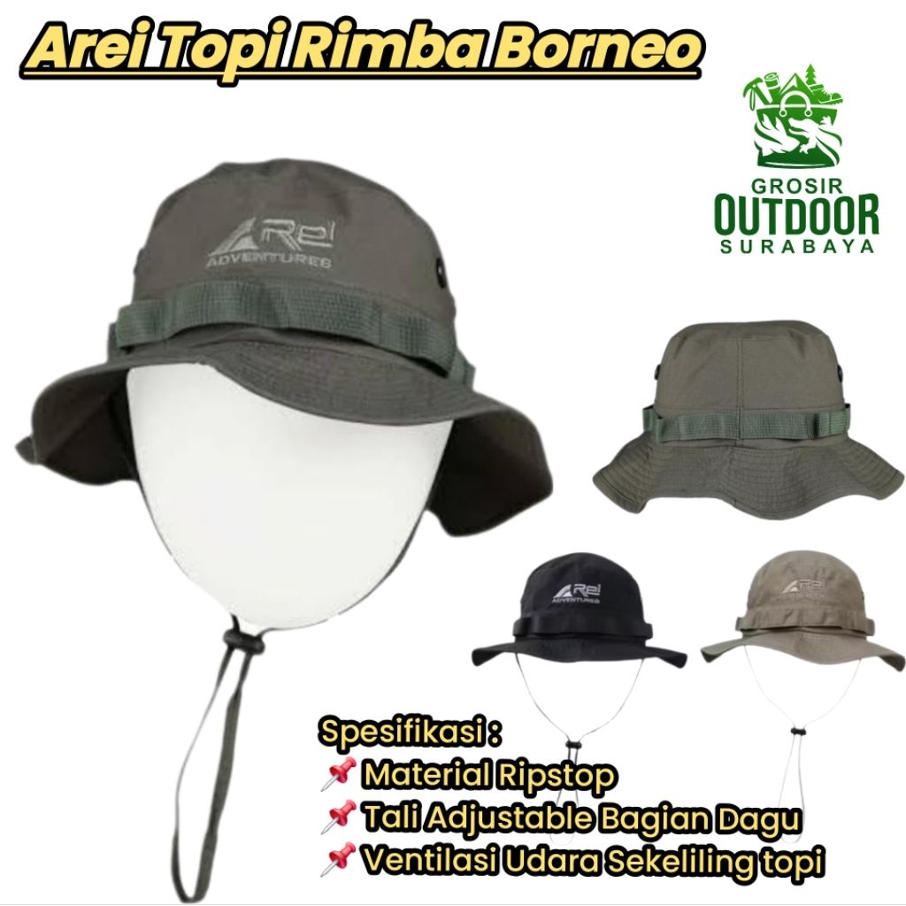 Jual Arei Topi Rimba Borneo | Shopee Indonesia