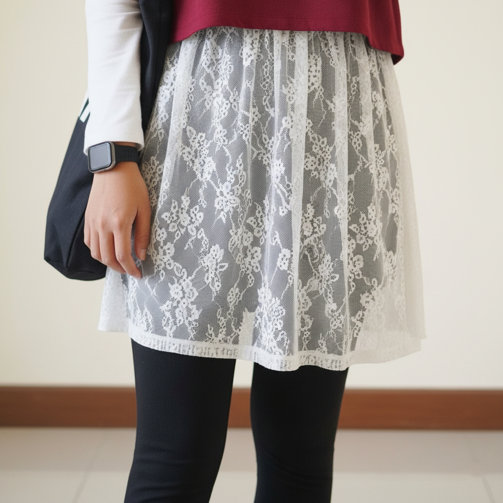 Jual Rok Brokat Mini Hijab Style | Shopee Indonesia