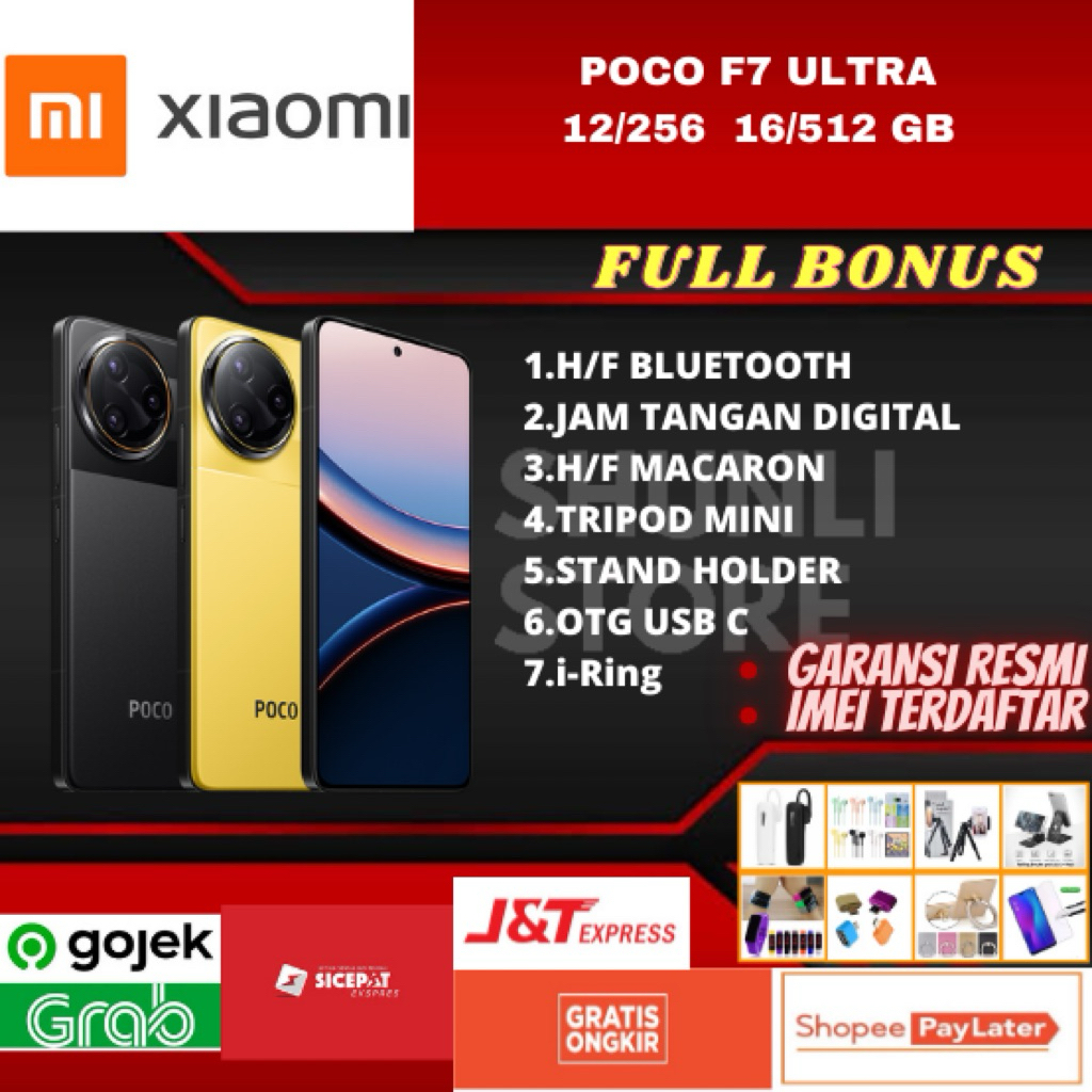 Jual XIAOMI POCO F7 ULTRA 12/256GB 16/512GB NEW GARANSI RESMI | Shopee ...