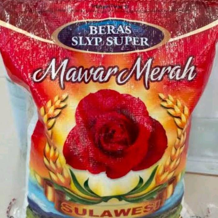 Jual beras 5 kg mawar merah sulawesi pasar online makassar | Shopee